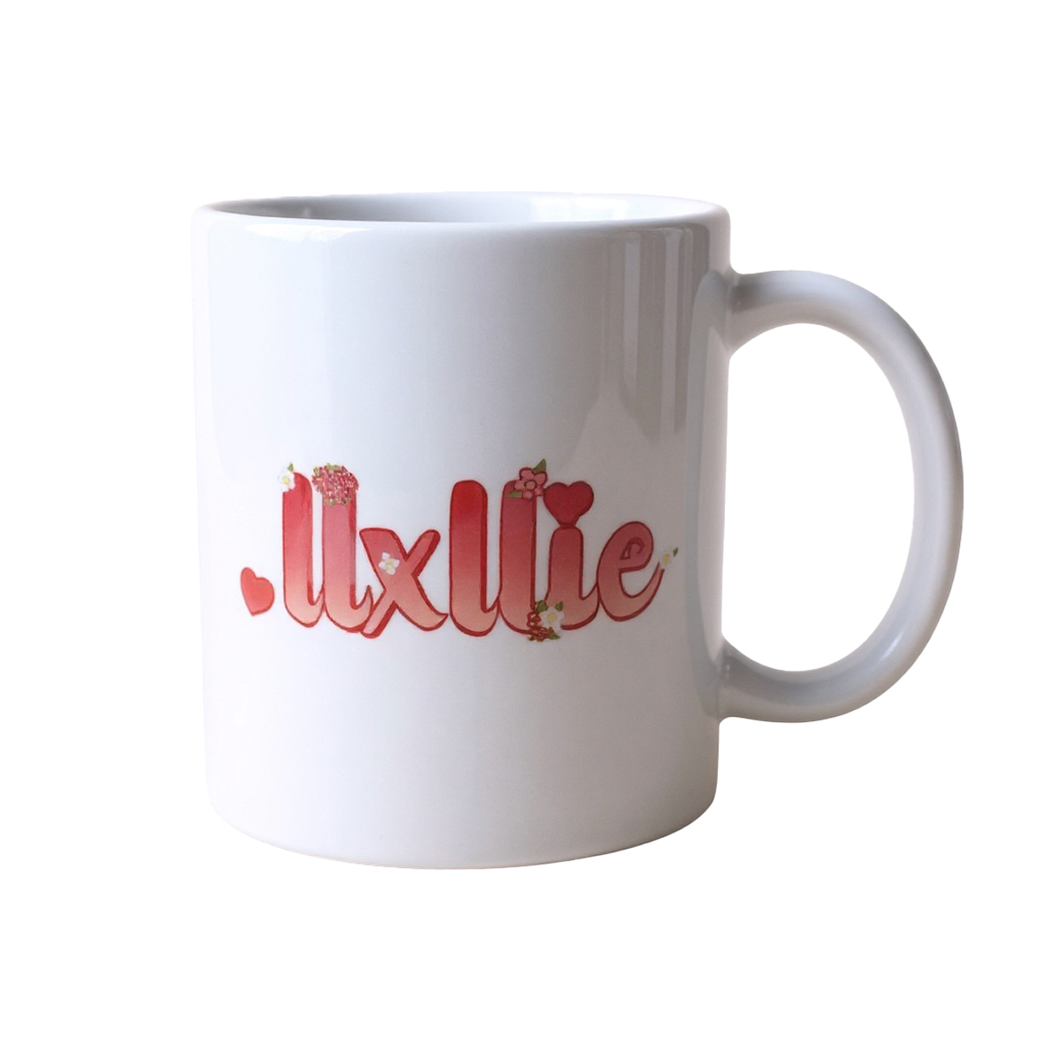 'llxllie' text White Mug