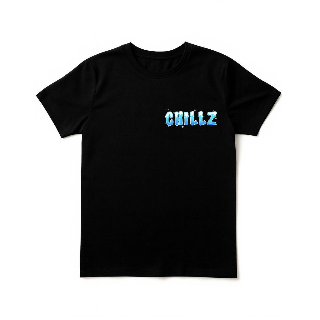 'Chillz' small text T-Shirt - Youth and Adult sizes - 4 colours