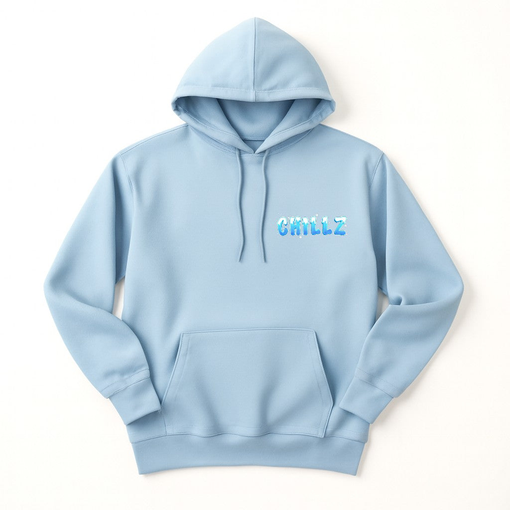 Chillz small text Snowcapped Icy Hoodie - Youth and Adult sizes - 4 colours