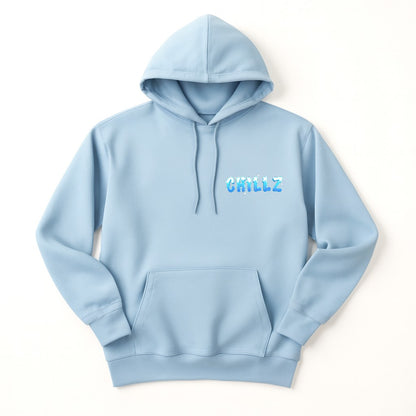 Chillz small text Snowcapped Icy Hoodie - Youth and Adult sizes - 4 colours