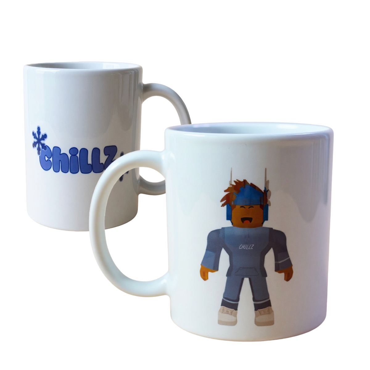 Chillz Avatar & Text White Mug
