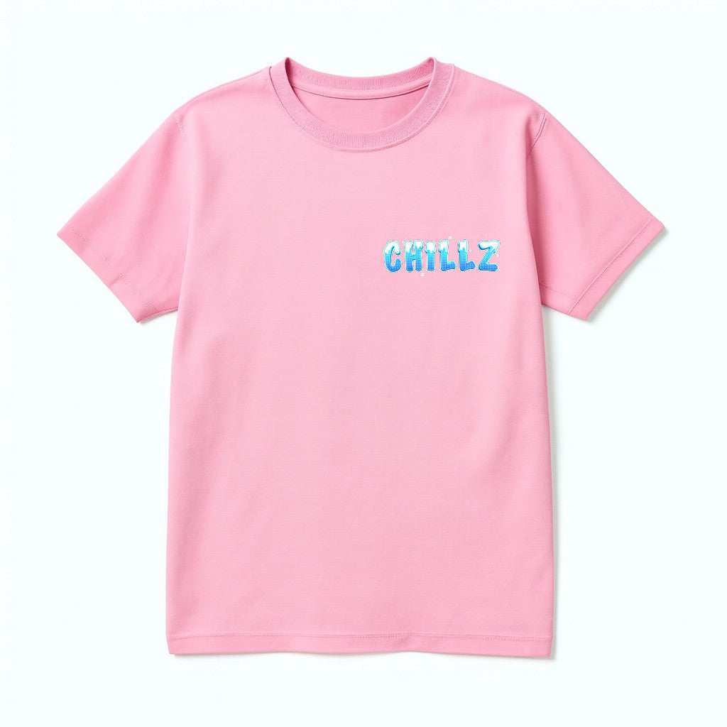 'Chillz' small text T-Shirt - Youth and Adult sizes - 4 colours