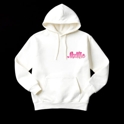 'llxllie' small text Hoodie - Youth and Adult sizes - 4 colours