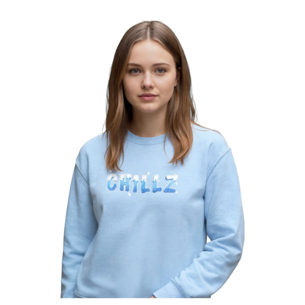 CHILLZ Snowcapped Icy Text Sweater