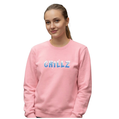 CHILLZ Snowcapped Icy Text Sweater