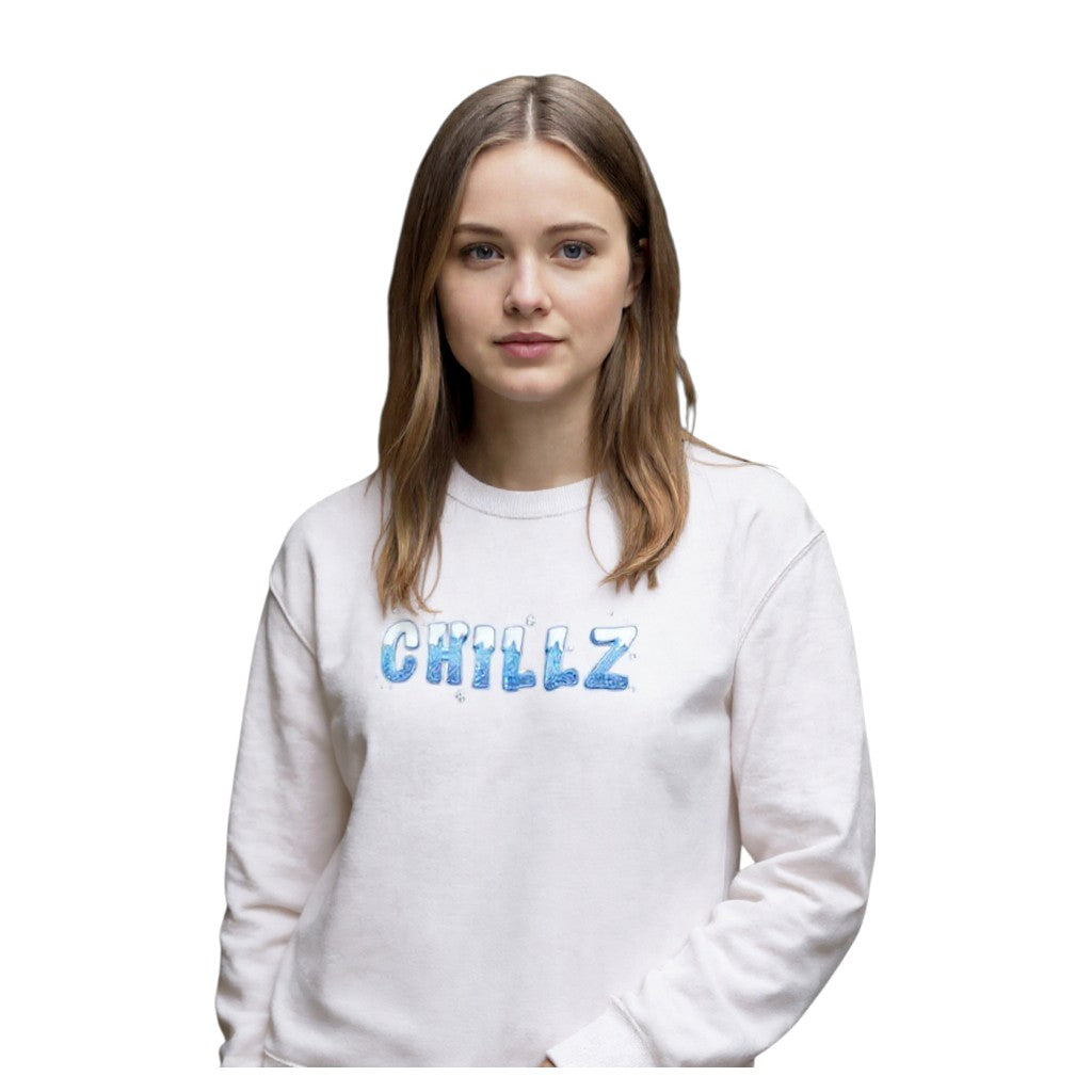 CHILLZ Snowcapped Icy Text Sweater