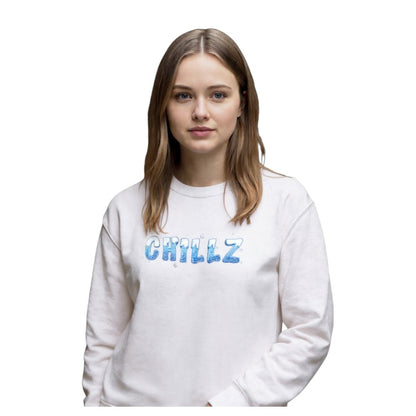 CHILLZ Snowcapped Icy Text Sweater